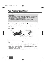 Предварительный просмотр 16 страницы Panasonic CQ5100U - AUTO RADIO/CD DECK Operating Instructions Manual