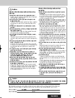 Предварительный просмотр 3 страницы Panasonic CQ5250U - AUTO RADIO/CD DECK Operating Instructions Manual