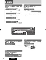 Предварительный просмотр 10 страницы Panasonic CQ5250U - AUTO RADIO/CD DECK Operating Instructions Manual