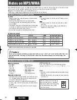 Предварительный просмотр 30 страницы Panasonic CQ5250U - AUTO RADIO/CD DECK Operating Instructions Manual