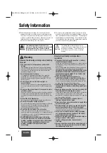 Предварительный просмотр 2 страницы Panasonic CQ5302U - CAR AUDIO Operating Instructions Manual