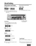 Предварительный просмотр 7 страницы Panasonic CQ5335U - AUTO RADIO/CD TRUCK Operating Instructions Manual