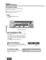 Предварительный просмотр 10 страницы Panasonic CQ5335U - AUTO RADIO/CD TRUCK Operating Instructions Manual