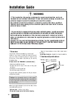 Предварительный просмотр 22 страницы Panasonic CQ5335U - AUTO RADIO/CD TRUCK Operating Instructions Manual