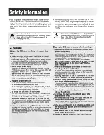 Предварительный просмотр 3 страницы Panasonic CQC1001U - AUTO RADIO/CD DECK Operating Instructions Manual