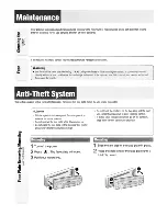 Предварительный просмотр 6 страницы Panasonic CQC1001U - AUTO RADIO/CD DECK Operating Instructions Manual