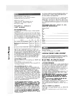 Предварительный просмотр 21 страницы Panasonic CQC1001U - AUTO RADIO/CD DECK Operating Instructions Manual