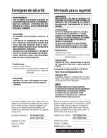 Предварительный просмотр 3 страницы Panasonic CQC1100U - AUTO RADIO/CD DECK Operating Instructions Manual