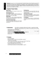 Предварительный просмотр 4 страницы Panasonic CQC1100U - AUTO RADIO/CD DECK Operating Instructions Manual