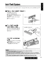 Предварительный просмотр 19 страницы Panasonic CQC1100U - AUTO RADIO/CD DECK Operating Instructions Manual