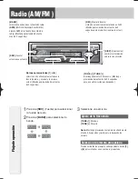 Preview for 10 page of Panasonic CQC1103U - AUTO RADIO/CD DECK Manual De Instrucciones