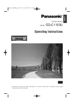 Panasonic CQC1103U - AUTO RADIO/CD DECK Operating Instructions Manual preview
