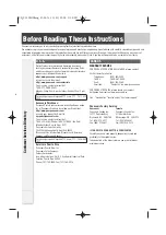 Preview for 2 page of Panasonic CQC1103U - AUTO RADIO/CD DECK Operating Instructions Manual