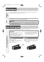 Preview for 5 page of Panasonic CQC1103U - AUTO RADIO/CD DECK Operating Instructions Manual