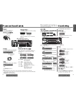 Предварительный просмотр 7 страницы Panasonic CQC1120U - AUTO RADIO/CD DECK Operating Instructions Manual