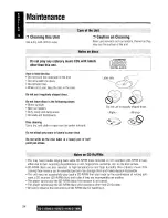 Preview for 24 page of Panasonic CQC1200U - AUTO RADIO/CD DECK Operating Instructions Manual