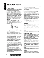 Preview for 26 page of Panasonic CQC1200U - AUTO RADIO/CD DECK Operating Instructions Manual