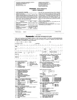 Preview for 41 page of Panasonic CQC1200U - AUTO RADIO/CD DECK Operating Instructions Manual