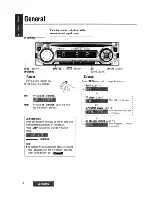 Предварительный просмотр 16 страницы Panasonic CQC1300U - AUTO RADIO/CD DECK Operating Instructions Manual