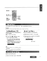 Предварительный просмотр 19 страницы Panasonic CQC1300U - AUTO RADIO/CD DECK Operating Instructions Manual