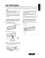 Предварительный просмотр 37 страницы Panasonic CQC1300U - AUTO RADIO/CD DECK Operating Instructions Manual