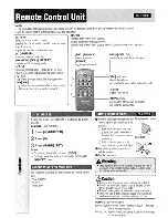 Preview for 10 page of Panasonic CQC1333U - AUTO RADIO/CD DECK Operating Instructions Manual