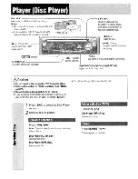 Preview for 15 page of Panasonic CQC1333U - AUTO RADIO/CD DECK Operating Instructions Manual