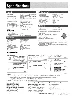 Preview for 19 page of Panasonic CQC1333U - AUTO RADIO/CD DECK Operating Instructions Manual