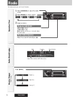 Предварительный просмотр 14 страницы Panasonic CQC300U - 50Wx4 iPod-Ready Multi-Format Car Audio Receiver Operating Instructions Manual