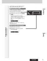 Предварительный просмотр 43 страницы Panasonic CQC300U - 50Wx4 iPod-Ready Multi-Format Car Audio Receiver Operating Instructions Manual