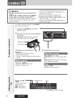 Предварительный просмотр 44 страницы Panasonic CQC300U - 50Wx4 iPod-Ready Multi-Format Car Audio Receiver Operating Instructions Manual