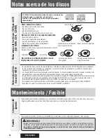 Предварительный просмотр 84 страницы Panasonic CQC300U - 50Wx4 iPod-Ready Multi-Format Car Audio Receiver Operating Instructions Manual