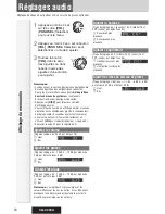 Предварительный просмотр 50 страницы Panasonic CQC300U - 50Wx4 iPod-Ready Multi-Format Car Audio... Operating Instructions Manual