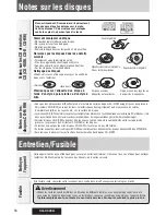 Предварительный просмотр 56 страницы Panasonic CQC300U - 50Wx4 iPod-Ready Multi-Format Car Audio... Operating Instructions Manual