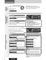 Предварительный просмотр 68 страницы Panasonic CQC300U - 50Wx4 iPod-Ready Multi-Format Car Audio... Operating Instructions Manual