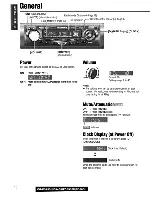 Предварительный просмотр 10 страницы Panasonic CQC3303U - AUTO RADIO/CD DECK Operating Instructions Manual