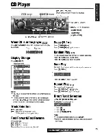 Предварительный просмотр 15 страницы Panasonic CQC3303U - AUTO RADIO/CD DECK Operating Instructions Manual