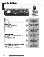 Предварительный просмотр 20 страницы Panasonic CQC3303U - AUTO RADIO/CD DECK Operating Instructions Manual