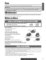 Предварительный просмотр 25 страницы Panasonic CQC3303U - AUTO RADIO/CD DECK Operating Instructions Manual