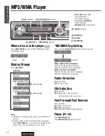 Предварительный просмотр 16 страницы Panasonic CQC3304U - AUTO RADIO/CD DECK Operating Instructions Manual