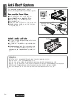 Предварительный просмотр 24 страницы Panasonic CQC3304U - AUTO RADIO/CD DECK Operating Instructions Manual