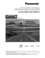 Предварительный просмотр 1 страницы Panasonic CQC3401U - AUTO RADIO/CD DECK Operating Instructions Manual