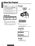 Предварительный просмотр 16 страницы Panasonic CQC3401U - AUTO RADIO/CD DECK Operating Instructions Manual