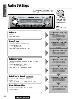 Предварительный просмотр 24 страницы Panasonic CQC3401U - AUTO RADIO/CD DECK Operating Instructions Manual