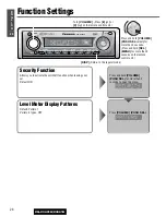 Предварительный просмотр 26 страницы Panasonic CQC3401U - AUTO RADIO/CD DECK Operating Instructions Manual