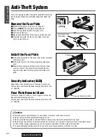 Предварительный просмотр 28 страницы Panasonic CQC3401U - AUTO RADIO/CD DECK Operating Instructions Manual