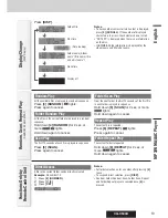 Предварительный просмотр 19 страницы Panasonic CQC500U - CD Receiver With Changer Control Operating Instructions Manual