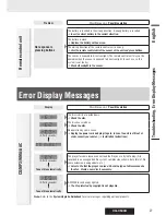 Предварительный просмотр 27 страницы Panasonic CQC500U - CD Receiver With Changer Control Operating Instructions Manual