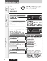 Предварительный просмотр 40 страницы Panasonic CQC500U - CD Receiver With Changer Control Operating Instructions Manual