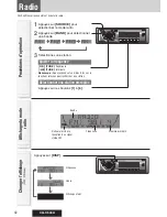 Предварительный просмотр 42 страницы Panasonic CQC500U - CD Receiver With Changer Control Operating Instructions Manual